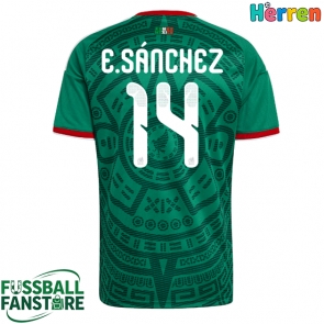 Mexiko Erick Sanchez #14 Replik Heimtrikot WM 2026 Kurzarm